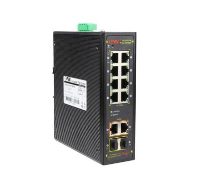 China LACP Controlled 10 Million Bit 10/100M Port Industrial Fast Fiber Switch PoE Switch For CCTV Camera for sale