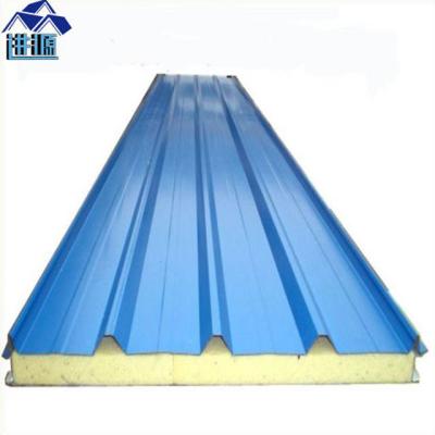 China good thermal insulation PU roof sandwich panel for clean room and cold storage for sale