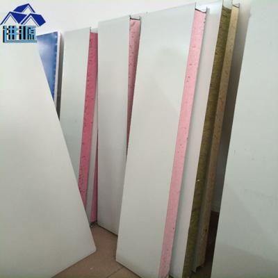 China sound insulation 75mm PU foam sandwich panel walls board for container house for sale