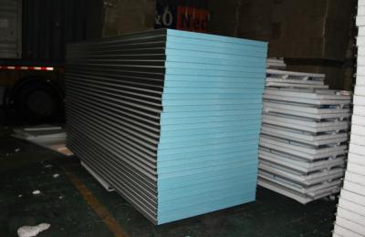 China 32kg waterproof XPS exterior sandwich wall panels 1150-75-0.426mm for warehouse for sale