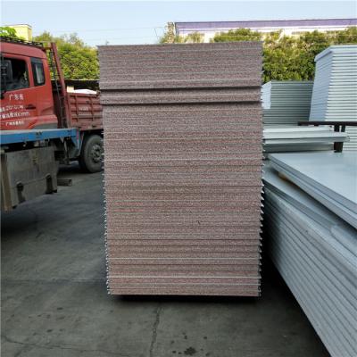 China 25kg 50mm modified eps sandwich panel boards with protective film both side for sale