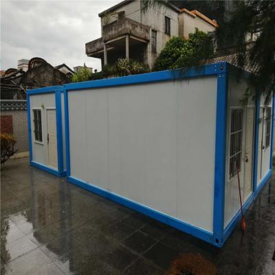 China heat proof 20ft glass wool sandwich panel container house for office for sale