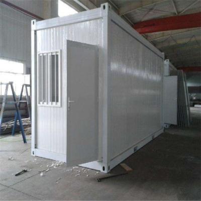 China eps sandwich panel 20ft living container house with a bedroom and bath for sale