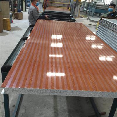 China 60kg fireproof 50mm modified eps sandwich panel 1150-50-0.426mm for wall for sale