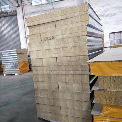 China 150mm rock wool sandwich panel 1150-150-0.426mm for kiln laimboard for sale