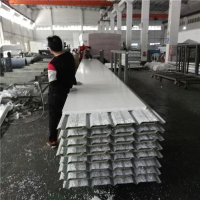 China 10.35 meters 30mm PVC eps sandwich roof panels used for fast asemble warehouse for sale