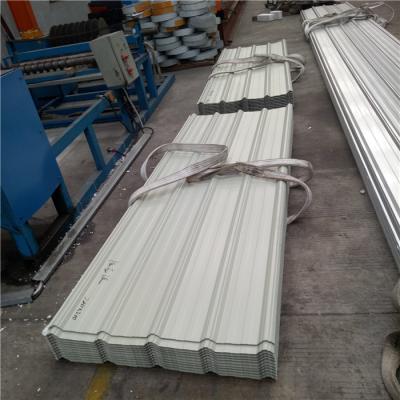 China 840-526mm ivorywhite corrugated roof sheet with life span 30 years for chicken house for sale