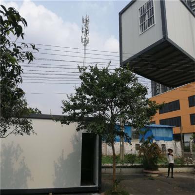 China fast assembly customize 20ft eps sandwich panel container house for 10 workers for sale