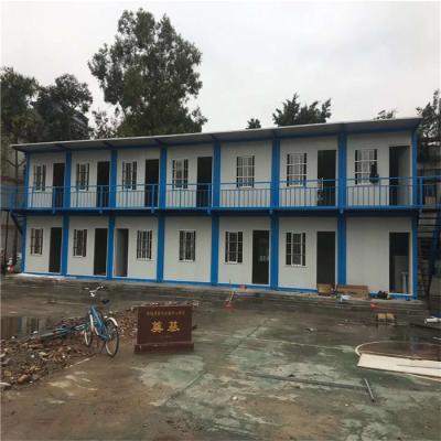 China fast assembly metal 20ft container house with bathroom and kitchen for dormitory for sale