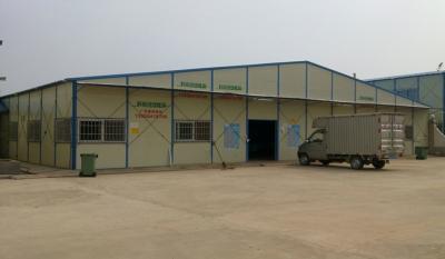 China fast assembly inexpensive light steel K type prefabricated warehouse for sale