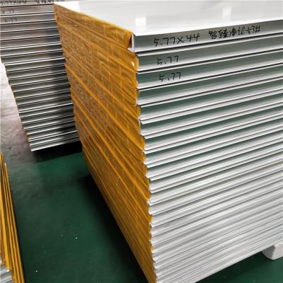 China 50mm hollow core mgo sandwich panel with protective film used for wall panel for sale