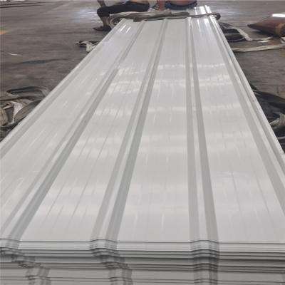 China 900mm type 0.4mm nanometer corrugated roof steel sheet for factory for sale