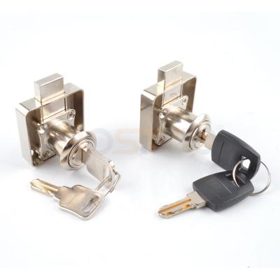 China 338-22 Wood Desk Hidden Modern Zinc Alloy Drawer Locks for sale