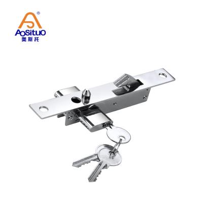 China Glass door steel mico sliding lock hook security door lock security aluminum door lock for sale