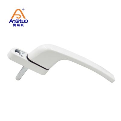 China Exterior window handle upvc glass tilt and turn sliding opening india market pvc handle for sale