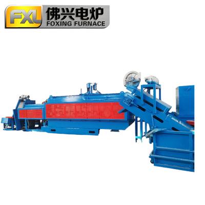 China Carburador continuo templado apagado de malla de cinta transportadora horno horizontal en venta