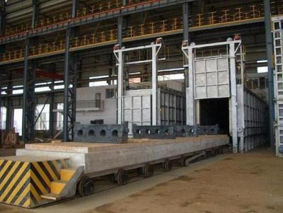 China Hoogtemperatuur auto bodem warmtebehandeling trolley type oven voor het gluren van aluminium Te koop