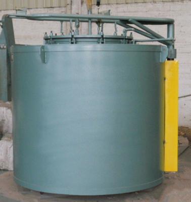 China Tratamiento térmico Horno eléctrico de aluminio tipo pozo 950C Resistencia 160kw en venta