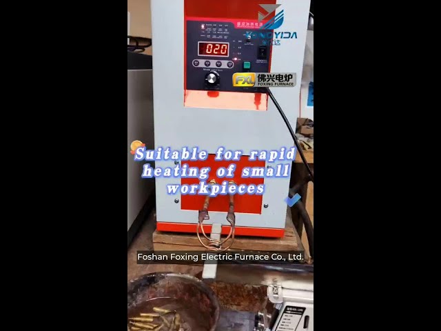 plc control copper induction forging machine device for brazing