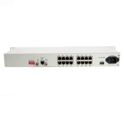 China Analog Voice Over E1 16 Channel Analog POTS Over PCM E1 Multiplexer With RS232, Ethernet for sale