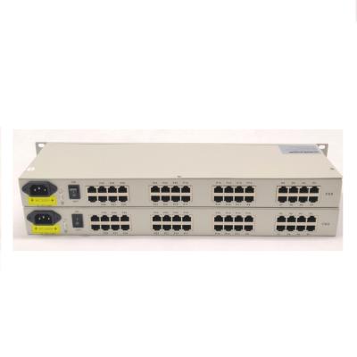 China 30FXS 30FXO Phone Optical Multiplexer 1U 19' Rack Mount for sale