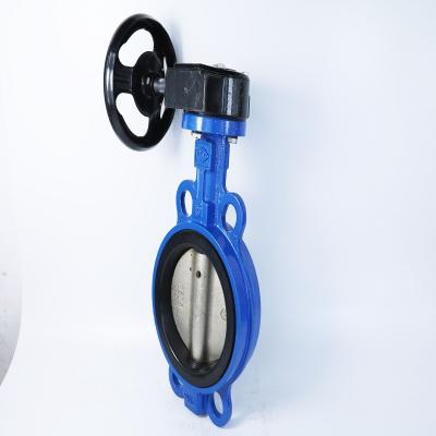 China General Yuanda Top Quality Wafer PN10/16 And Hook Type Butterfly Valve With Pin For Water Turbo Butterfly Valve Quarter Turn Valve for sale