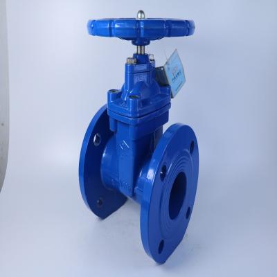 China General Soft Seal Gate Valve Resilient Gate Valve Flanged Gate Valves Manual Ductile Iron Handwheel for sale