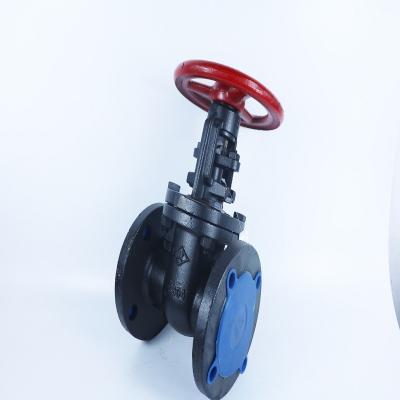 China Non-rising Stem Gate Valve General Casting Iron Resilient Seated Handwheel Flanged Shutter for sale