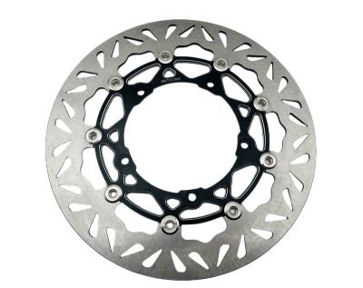 China Custom 320mm Stainless Steel Motorcycle Stainless Steel Brake Disc Floating Rotor With Bracket For Honda CBR150 for sale