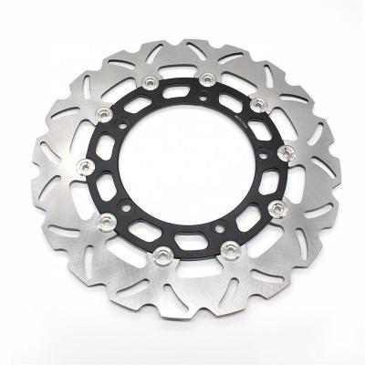 China Customized steel+aluminum alloy 320mm disc brake rotor stainless floating front disc brake for Yamaha YZF R15 for sale