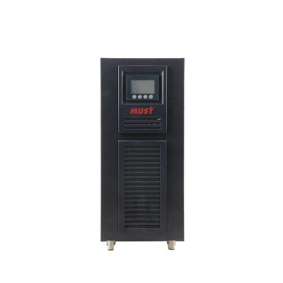 China Wholesale Networking Factory UPS 6KVA Data Center ATM Station Long Time Online Backup Built-in 12V*7AH*16PCS Batteries for sale