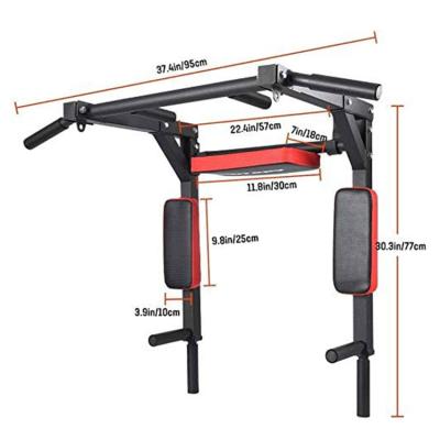 China Home Fitness Multifunctional Equipment Wall Mounted Low Price Body Fit Exercise Removable Power Tower Chin Up Wall Mount Pull Up Bar for sale