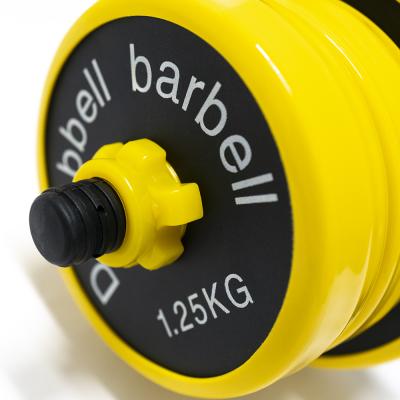 China Cement Dumbbell Set Universal Adjustable Barbell Set Home Gym Exercise Weighs Fitness for sale