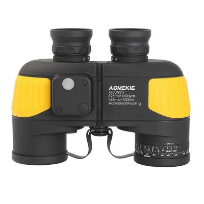 China BK4 7x50 Waterproof Floating Binoculars, Marine Binoculars with Rangefinder and Compass for Navigation, Boating for sale