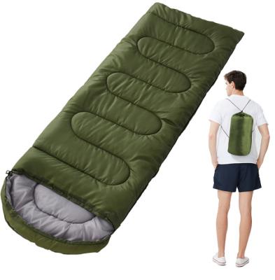 China Envelope type outdoor sleeping bag for camping moisture proof can be quilted thin and light sleeping bag for sale