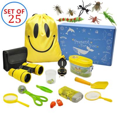 China Plastic and Rubber Outdoor Explorer Kit Kids Bug Catcher Toys Exploration Toys Gifts Adventurer Set for Boys Girls for sale