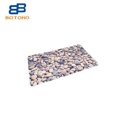 China Plant Viable Pebbles Fabric Non-Slip Rectangular Tub Safe and Shower Mat 27x16in - Non-Toxic -, Machine Washable with Suction Cups for sale