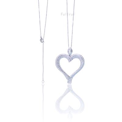 China FASHIONABLE Hot Selling Women Wedding Party Simple Classic Design Heart Necklace Pendant Necklace for sale