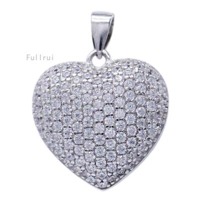 China TRENDY new design simple luxury classic personality heart All-match wedding party women pendant for sale