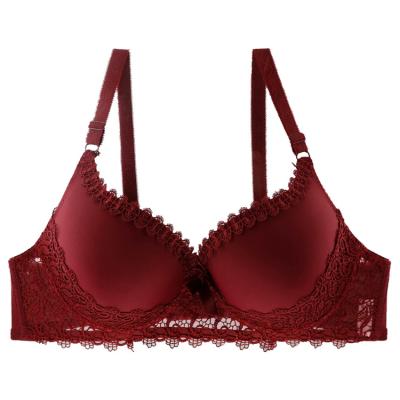 China Sexy Bralette QUICK DRY QUICK DRY Seamless Full Cup Full Boobs Lace Plus Size Underwire Women's Big Cup Unpadded Thin Bra for sale