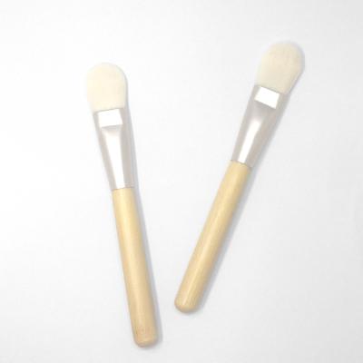 China Eco-friendly Professional Cosmetic Foundation Single Brush Bamboo Powder Brush Wholesales Bamboo Makeup for sale