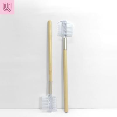 China 2020 Eco-friendly Biodegradable Professional Eyebrow Brush Makeup Aeye Brows Brushes With Comb for sale