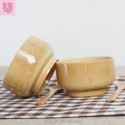 China Hot Selling Beauty Spa Beauty Spa Wooden Facial Massage Cream Spatulamask Moisturizer Mixing Bamboo Bowl One Spoon Mask for sale