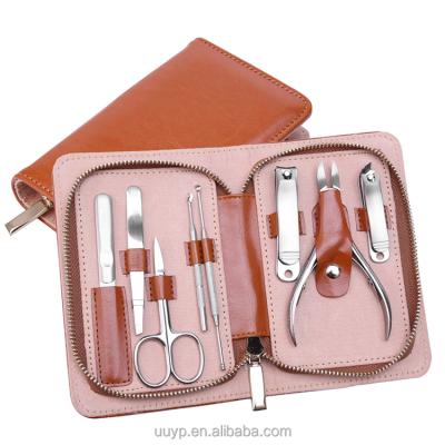 China Hign Quality Custom Logo Cuticle Pusher Set Manicur Pedicur Items Nail Clipper Cutter Manicure And Pedicure Tools Supply for sale