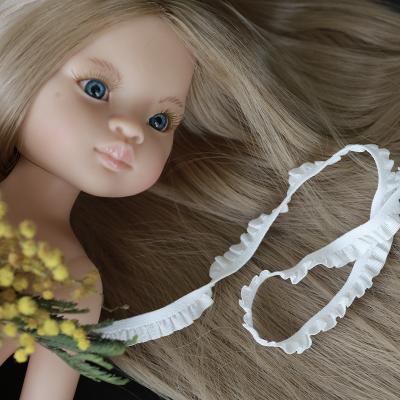 China Barbie Playing With Ribbon Lace Up White Affordable Doll White Lace Affordable Factory Outlet Factory Cloth Trim Accessory Belt for sale