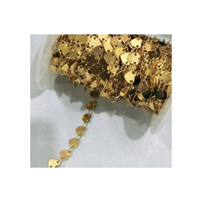 China Gold Copper Special Widely Used Metal Design Roll Chain Doll Clothes Accessories for sale