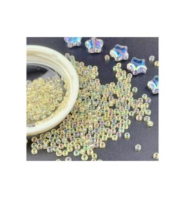 China Various Good Quality Glass Bottled 2mm Glass Seed Beads For DIY Jewelry Doll Accessories Making for sale