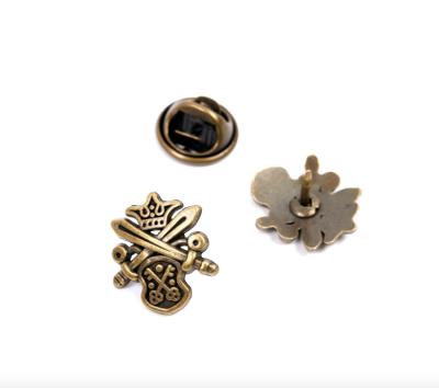 China Zinc Alloy Economical Custom Design Doll Clothes Accessories Metal Pins Brooches for sale