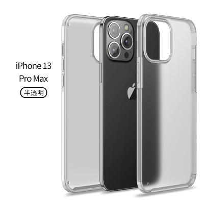 China New Anti-Drop Matte Shockproof Design Heavy Duty Defender Translucent Phone Case For iPhone 13 12 11 pro Max Xs Max Xr 8 7 6 plus Se 2 3 for sale