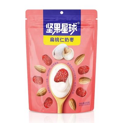 China Low fat daily snack nuts and roasted nuts, milk powder with Chinese jujube is sweet and crisp for sale